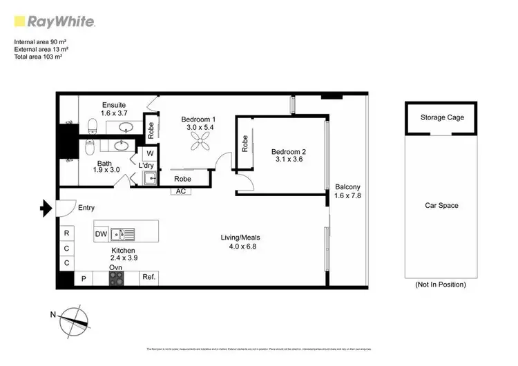 Floorplan of Homely apartment listing, 111/8 Power Avenue, Ashwood VIC 3147