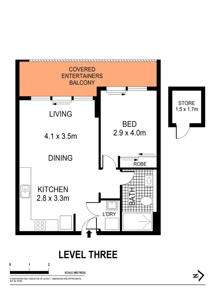 Floorplan of Homely apartment listing, 16/13-15 Mentmore Avenue, Rosebery NSW 2018