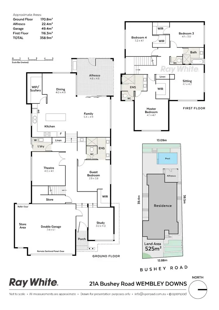 Floorplan of Homely house listing, 21A Bushey Road, Wembley Downs WA 6019