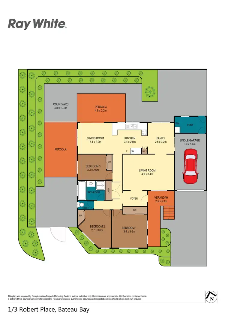 Floorplan of Homely other listing, 1/3 Robert Place, Bateau Bay NSW 2261