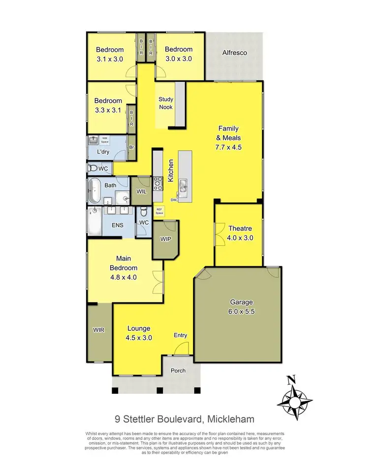 Floorplan of Homely house listing, 9 Stettler Boulevard, Mickleham VIC 3064