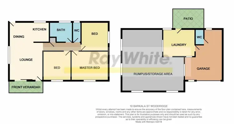 Floorplan of Homely house listing, 10 Barkala Street, Woodridge QLD 4114