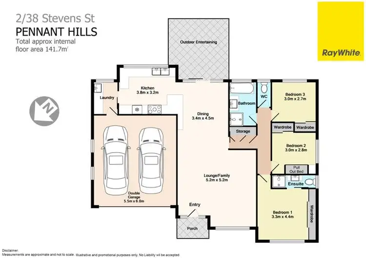 Floorplan of Homely townhouse listing, 2/38 Stevens Street, Pennant Hills NSW 2120