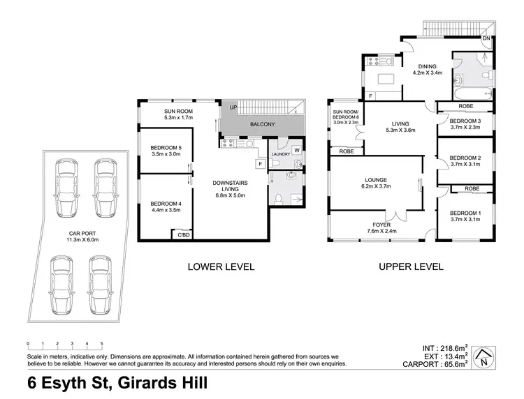 Floorplan of Homely house listing, 6 Esyth Street, Girards Hill NSW 2480