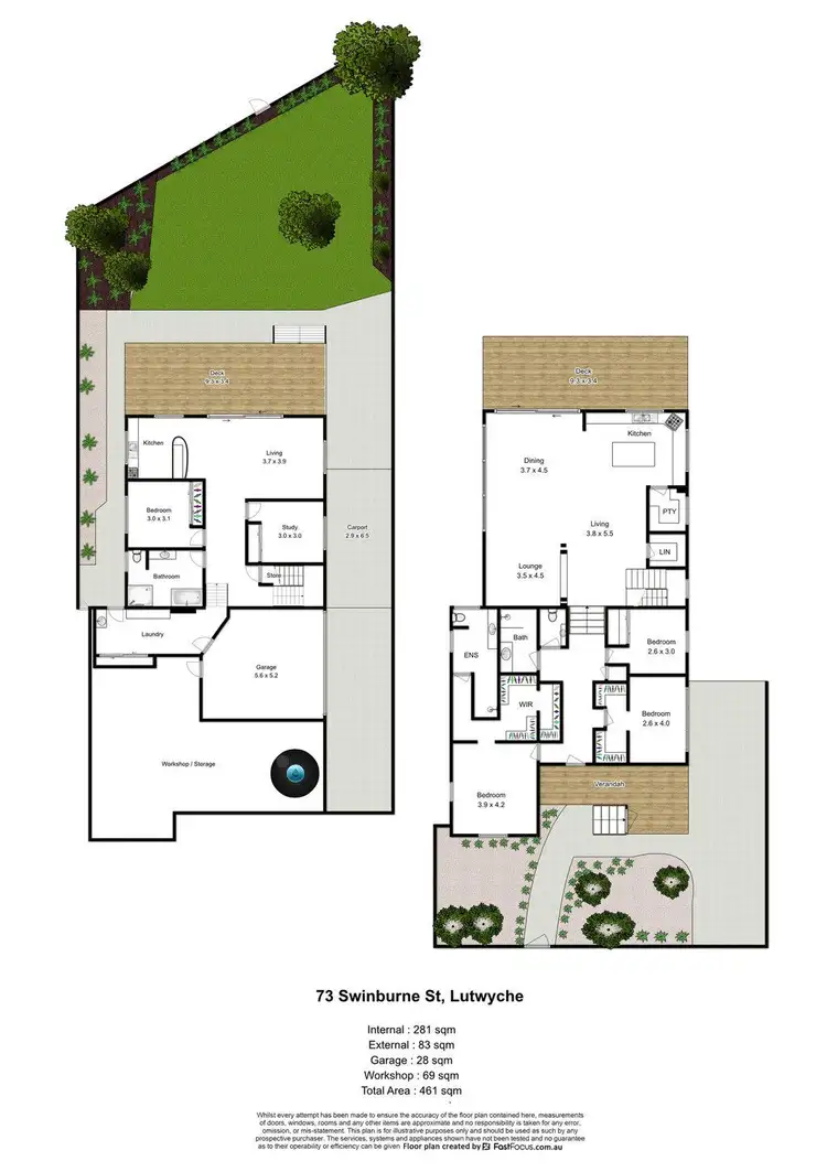 Floorplan of Homely house listing, 73 Swinburne Street, Lutwyche QLD 4030