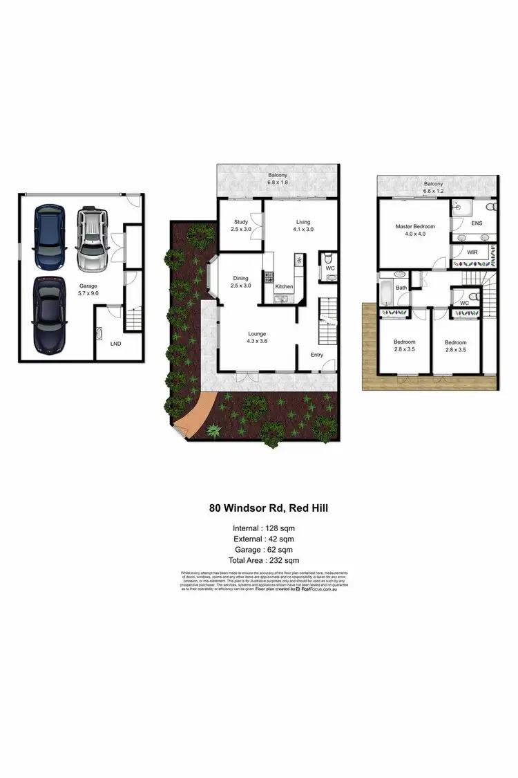 Floorplan of Homely house listing, 80 Windsor Road, Red Hill QLD 4059