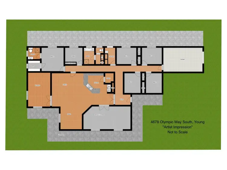 Floorplan of Homely house listing, 4678 Olympic Way South, Young NSW 2594