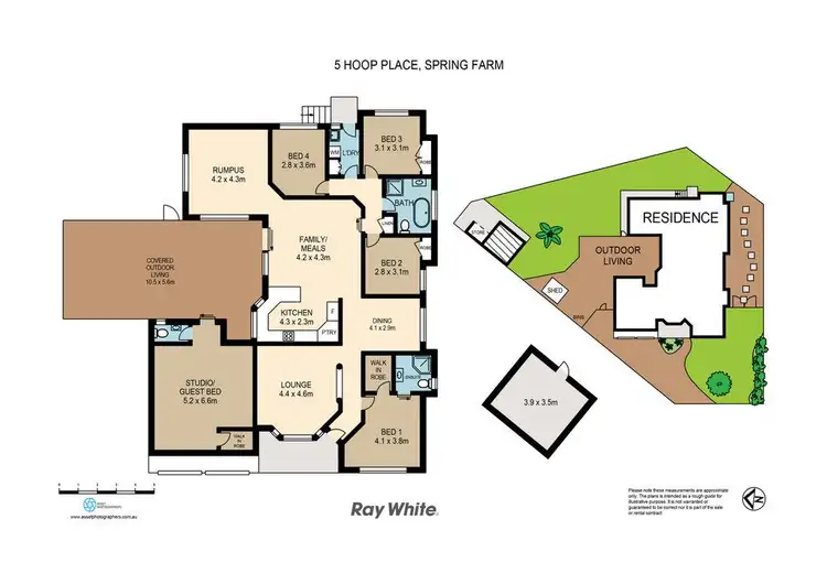 Floorplan of Homely house listing, 5 Hoop Place, Spring Farm NSW 2570
