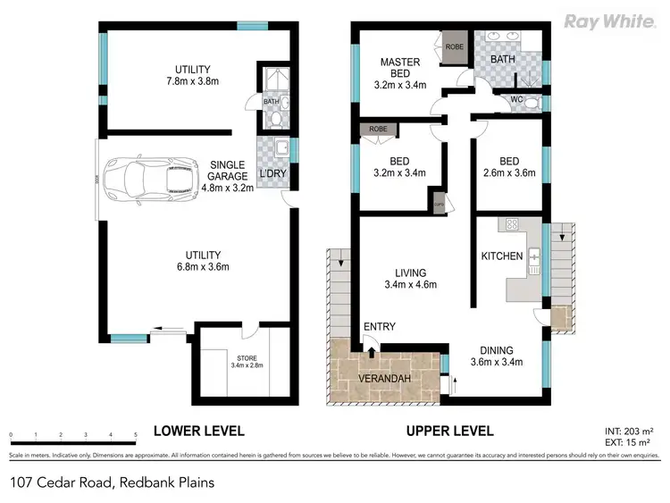 Floorplan of Homely house listing, 107 Cedar Road, Redbank Plains QLD 4301