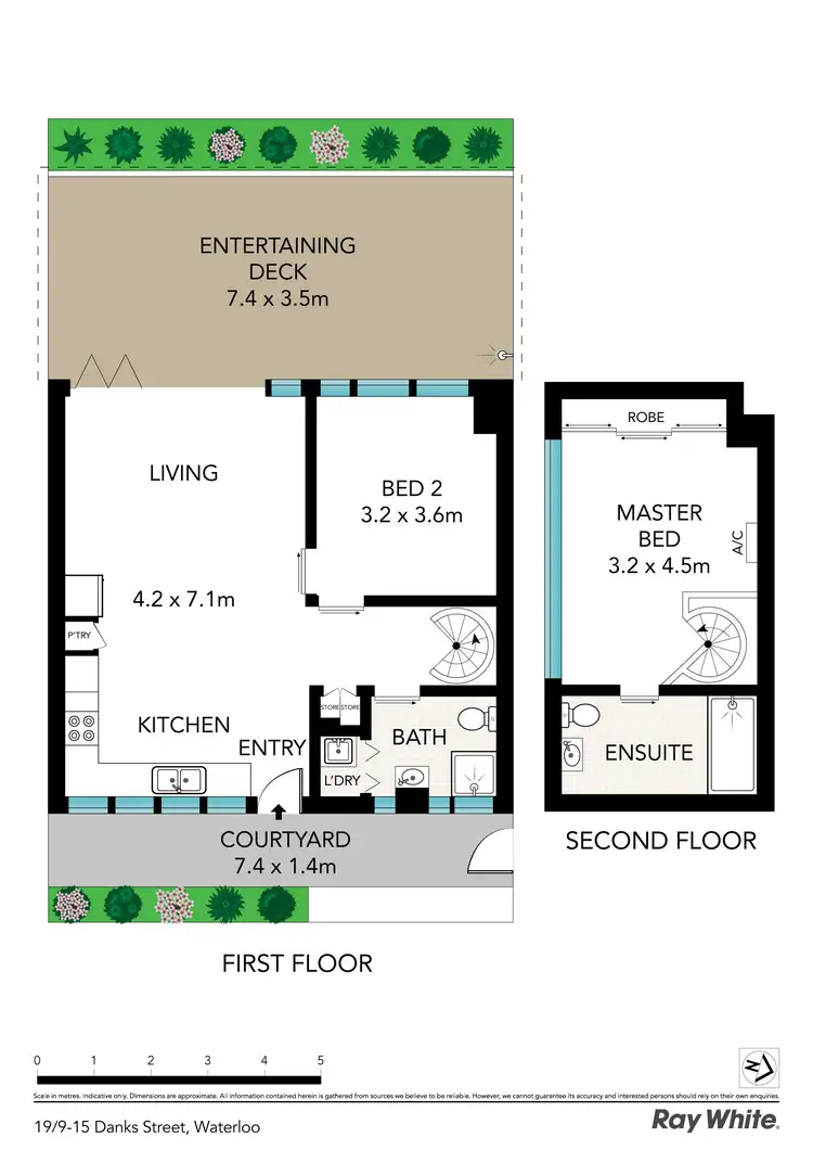 Floorplan of Homely apartment listing, 19/9-15 Danks Street, Waterloo NSW 2017