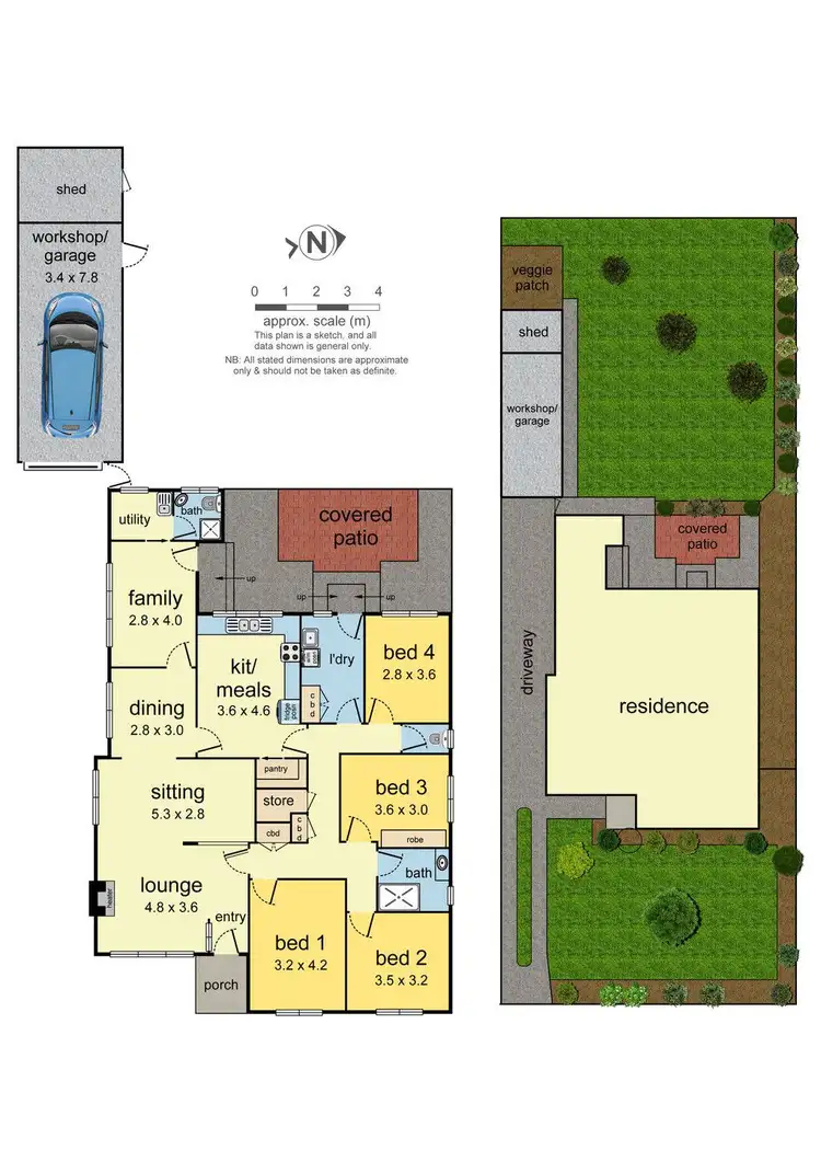 Floorplan of Homely house listing, 21 Vincent Street, Mulgrave VIC 3170