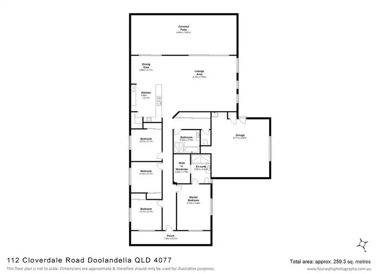 Floorplan of Homely house listing, 112 Cloverdale Road, Doolandella QLD 4077