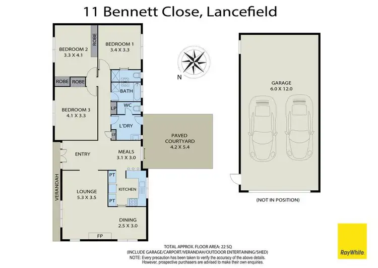 Floorplan of Homely house listing, 11 Bennett Close, Lancefield VIC 3435