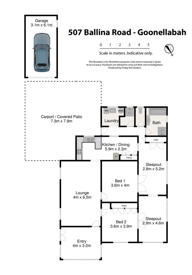 Floorplan of Homely house listing, 507 Ballina Road, Goonellabah NSW 2480