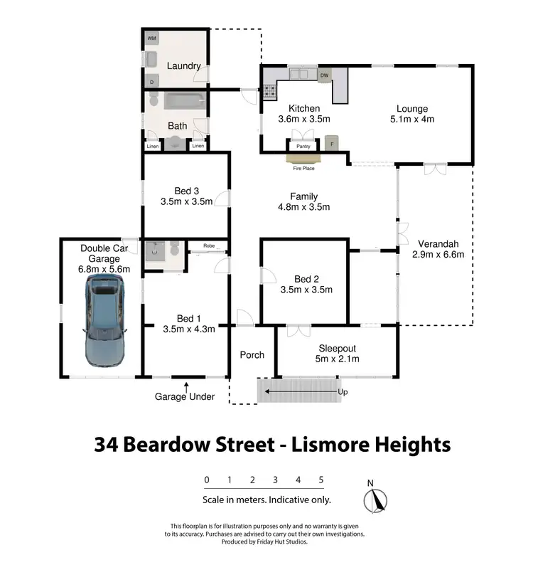Floorplan of Homely house listing, 34 Beardow Street, Lismore Heights NSW 2480