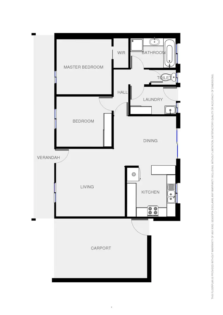 Floorplan of Homely unit listing, 2/11 Foster Street, Swan Hill VIC 3585