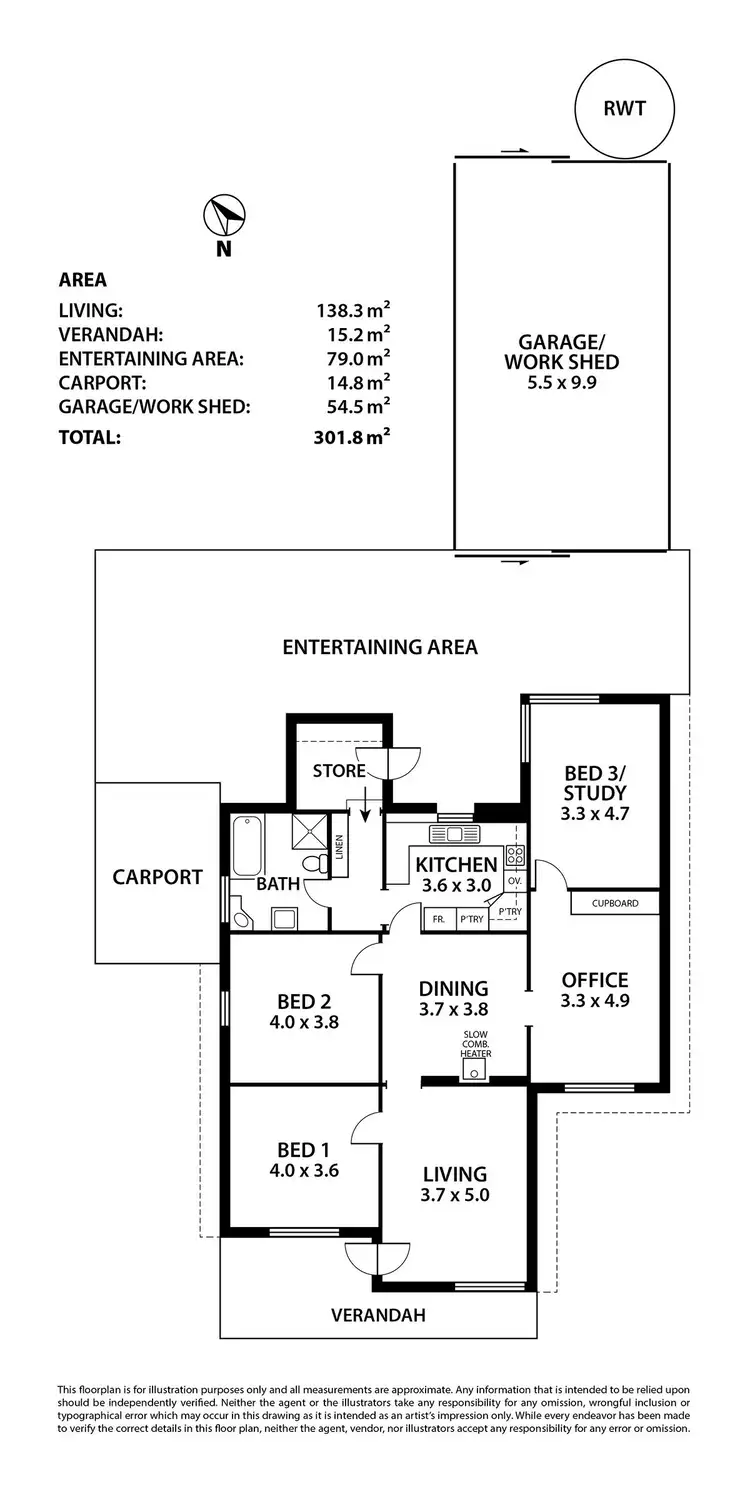 Floorplan of Homely house listing, 71 McHenry Street, Murray Bridge SA 5253