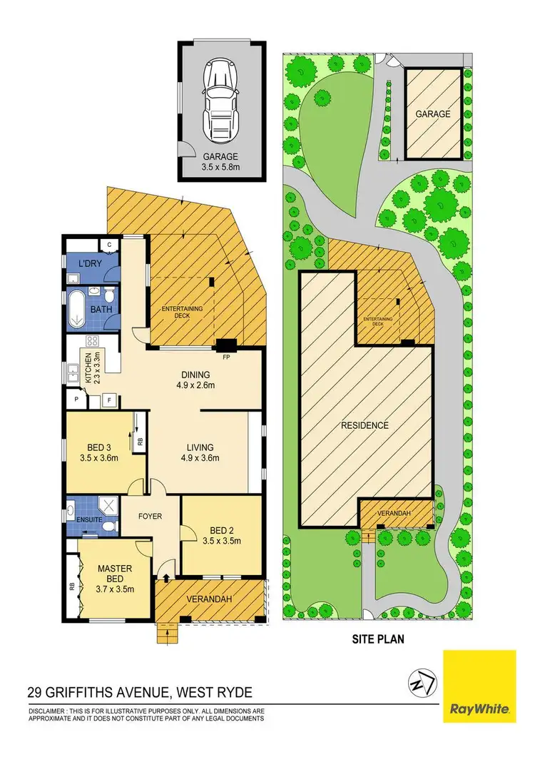Floorplan of Homely house listing, 29 Griffiths Avenue, West Ryde NSW 2114