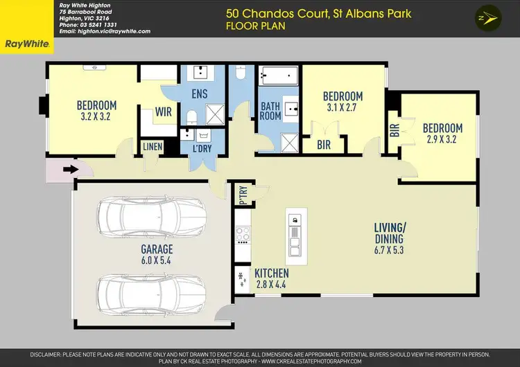 Floorplan of Homely house listing, 50 Chandos Court, St Albans Park VIC 3219
