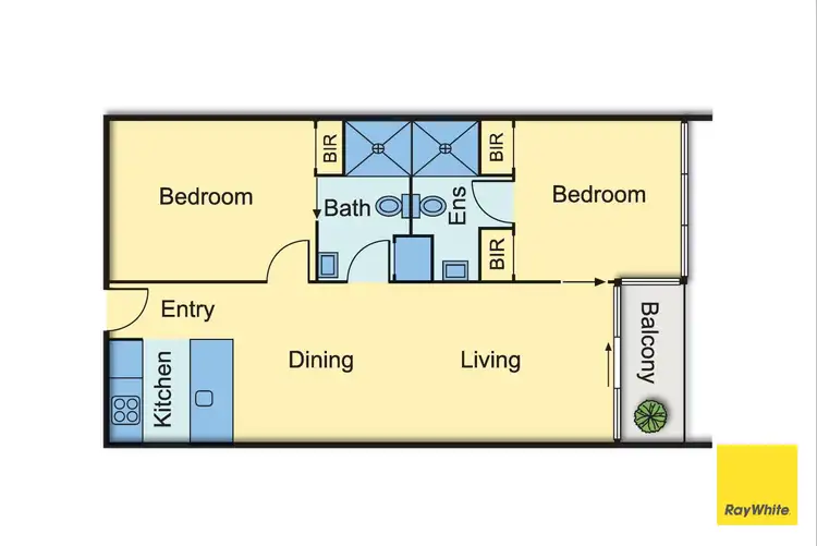 Floorplan of Homely apartment listing, 4005/45 Clarke Street, Southbank VIC 3006