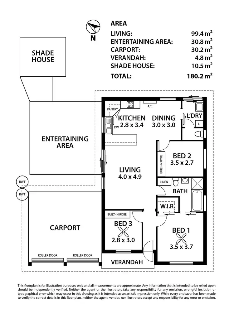 Floorplan of Homely house listing, 94 Commerce Road, Murray Bridge SA 5253