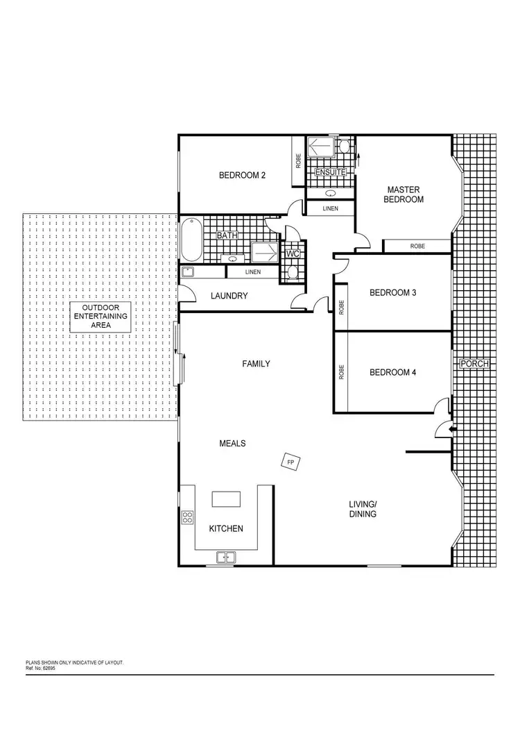 Floorplan of Homely house listing, 244 Allen Road, Springrange NSW 2618