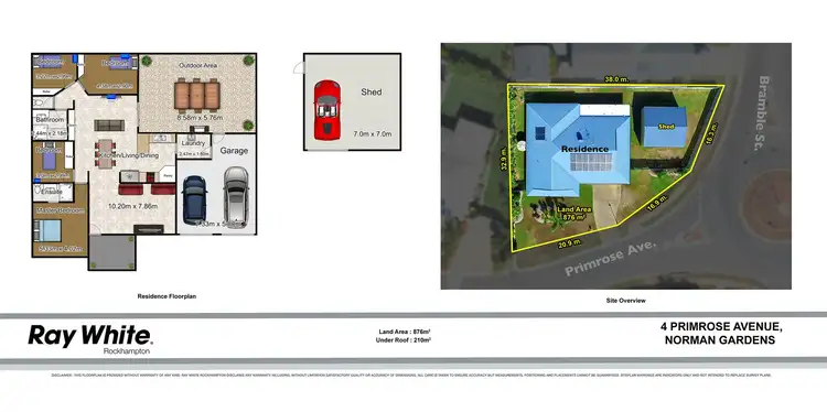 Floorplan of Homely house listing, 4 Primrose Avenue, Norman Gardens QLD 4701
