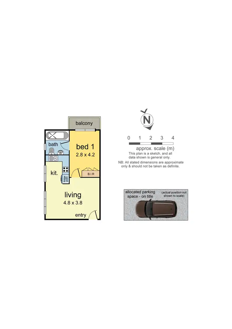 Floorplan of Homely apartment listing, 8/8 Glass Street, Essendon VIC 3040