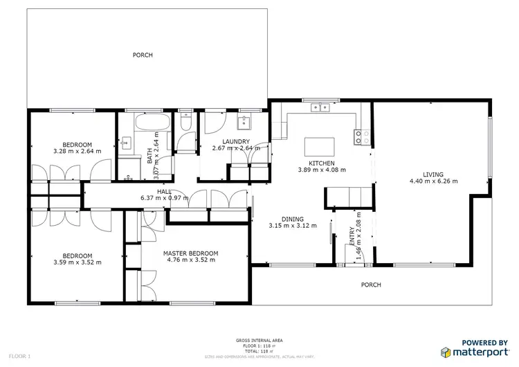 Floorplan of Homely house listing, 27 Murlong Street, Swan Hill VIC 3585