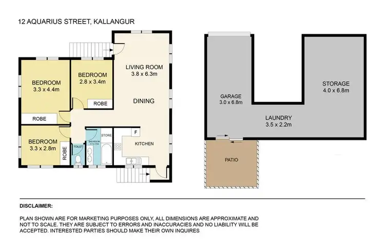 Floorplan of Homely house listing, 12 Aquarius Street, Kallangur QLD 4503