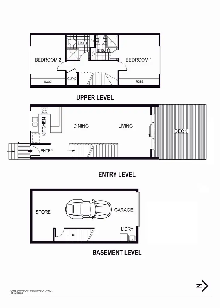 Floorplan of Homely townhouse listing, 44 Whitrod Avenue, Casey ACT 2913