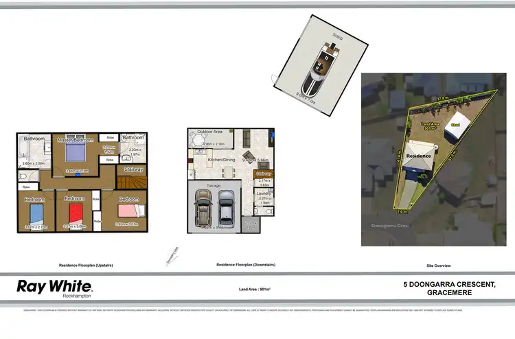 Floorplan of Homely house listing, 5 Doongarra Crescent, Gracemere QLD 4702