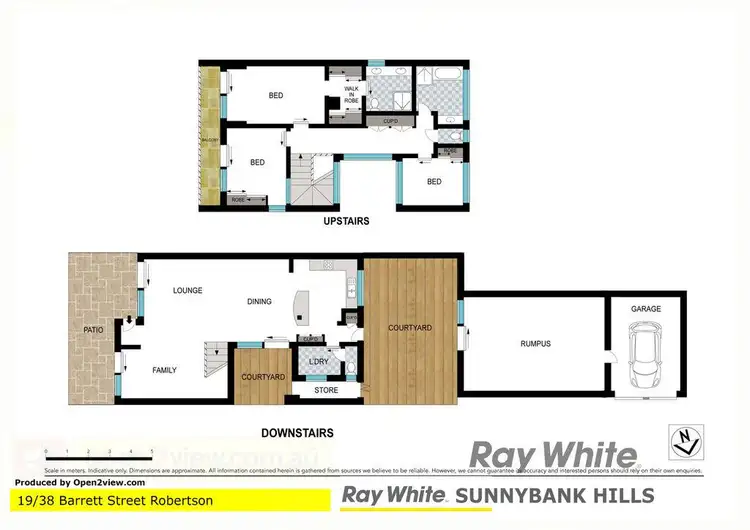 Floorplan of Homely townhouse listing, 19/38 Barrett Street, Robertson QLD 4109