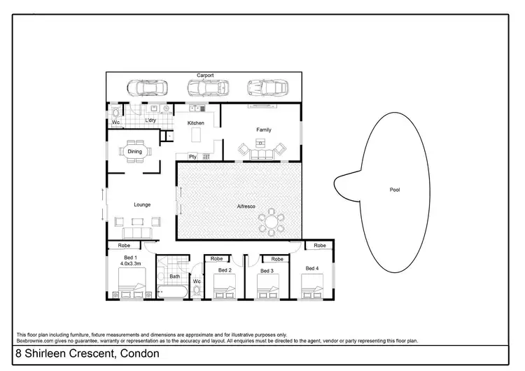 Floorplan of Homely house listing, 8 Shirleen Crescent, Condon QLD 4815