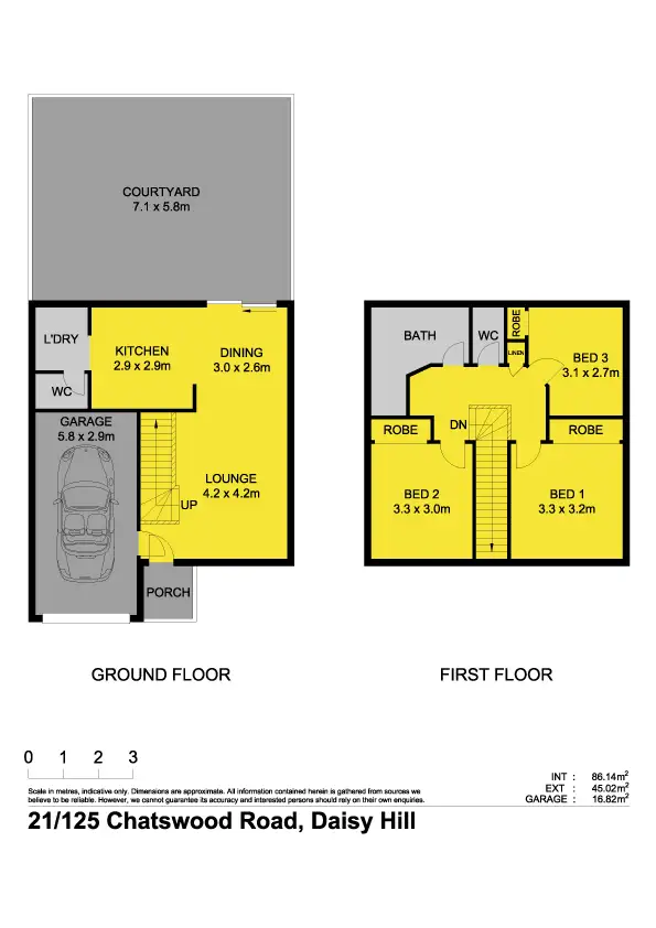 Floorplan of Homely townhouse listing, 21/125 Chatswood Road, Daisy Hill QLD 4127