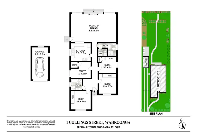 Floorplan of Homely house listing, 1 Collings Street, Wahroonga NSW 2076