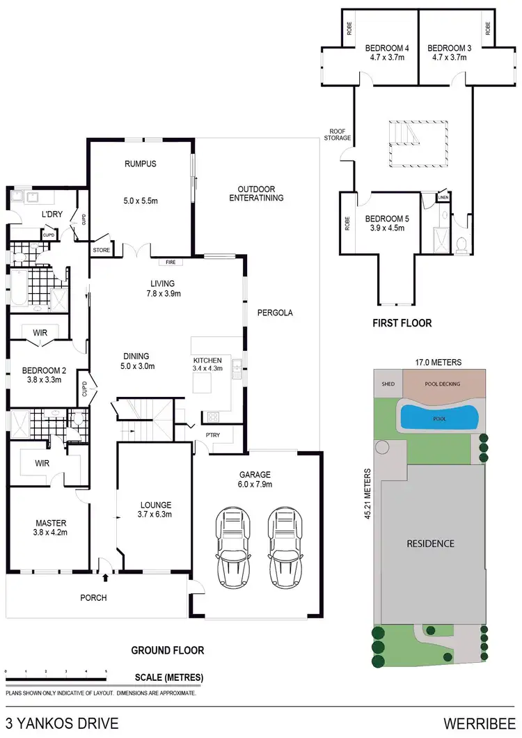 Floorplan of Homely house listing, 3 Yankos Drive, Werribee VIC 3030