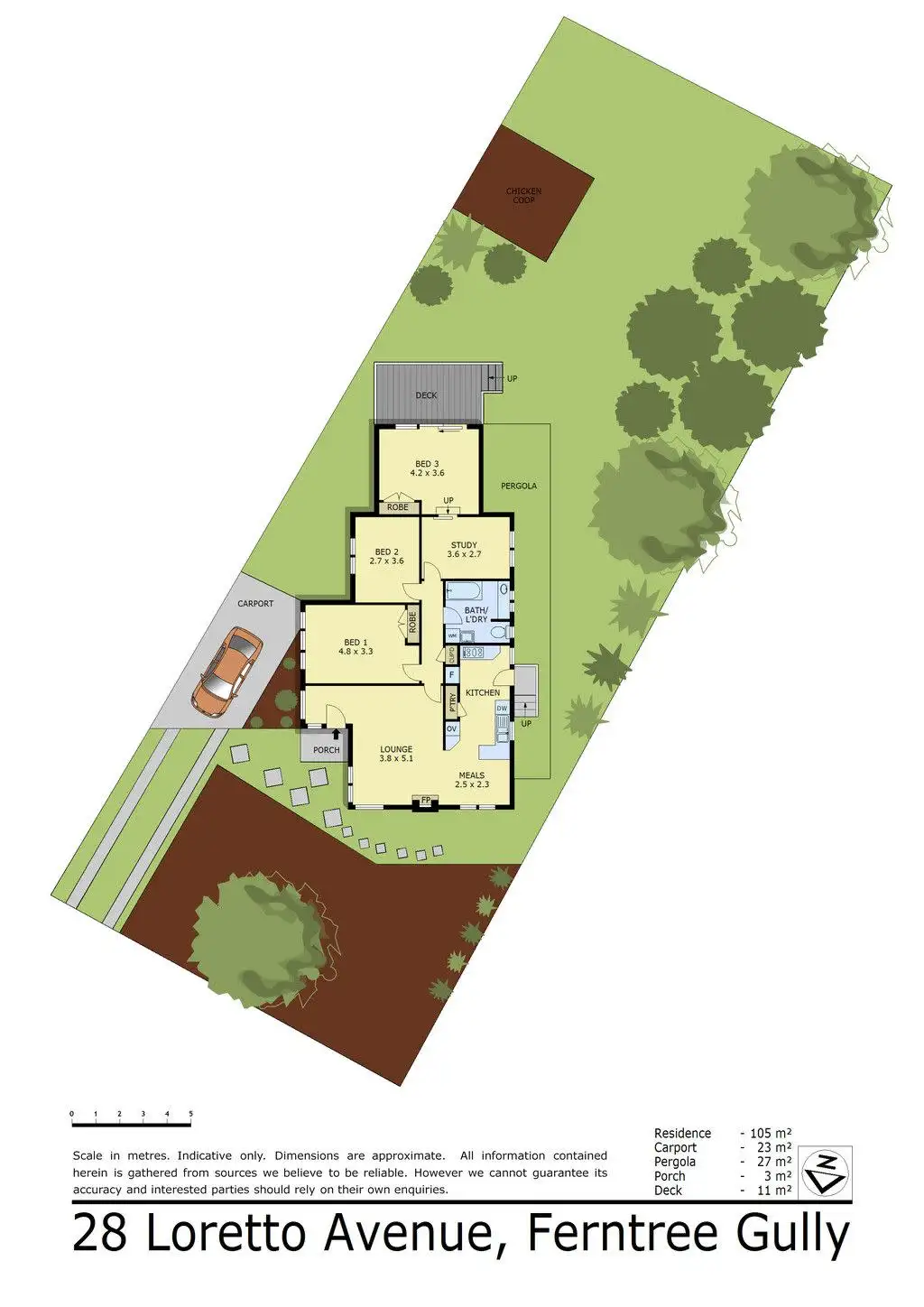Floorplan of Homely house listing, 28 Loretto Avenue, Ferntree Gully VIC 3156