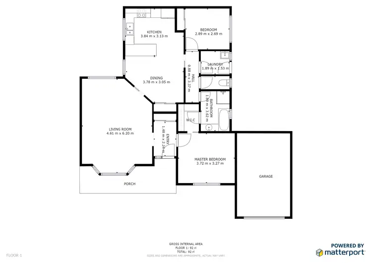 Floorplan of Homely unit listing, 1/269-277 Beveridge Street, Swan Hill VIC 3585