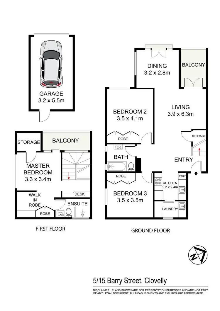 Floorplan of Homely apartment listing, 5/15 Barry Street, Clovelly NSW 2031