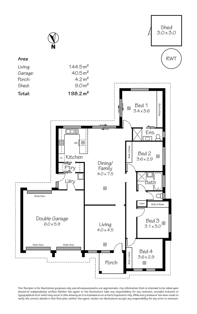Floorplan of Homely house listing, 7 Duchess Court, Mount Barker SA 5251