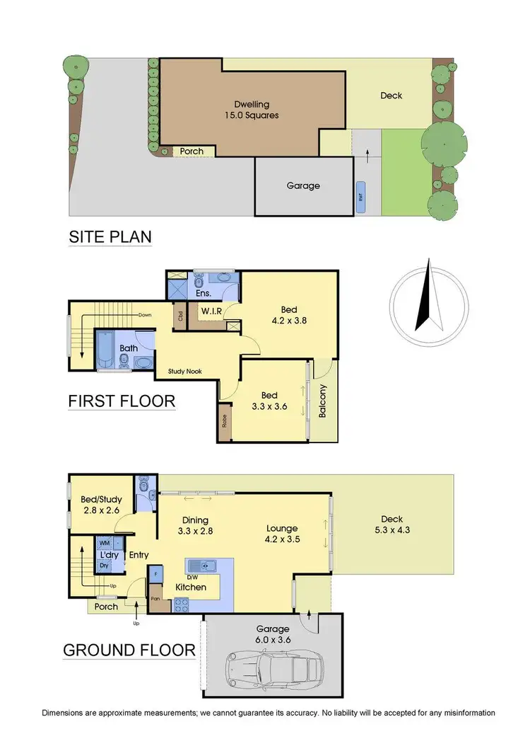 Floorplan of Homely townhouse listing, 3/1 Carrabin Court, Knoxfield VIC 3180