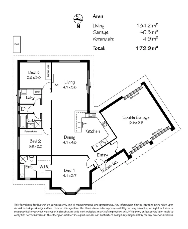 Floorplan of Homely house listing, 3 Strathford Way, Strathalbyn SA 5255