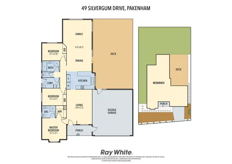 Floorplan of Homely house listing, 49 Silver Gum Drive, Pakenham VIC 3810