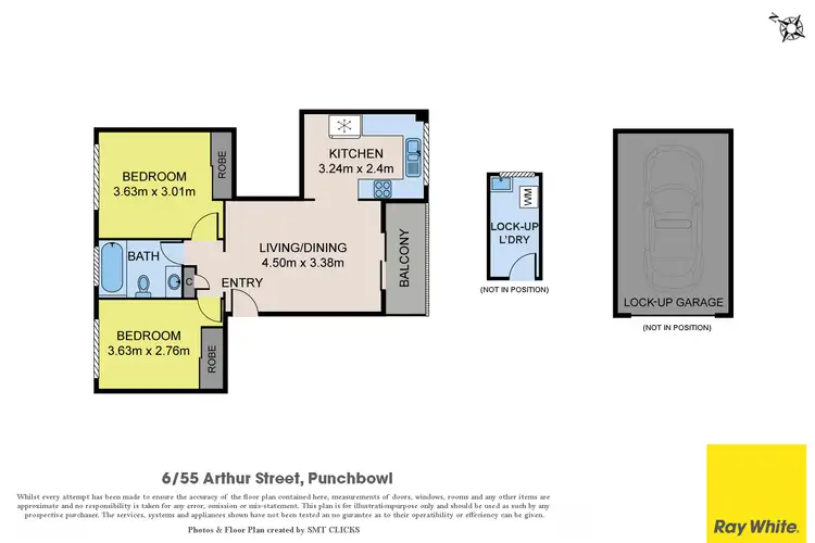 Floorplan of Homely unit listing, 6/55 Arthur Street, Punchbowl NSW 2196