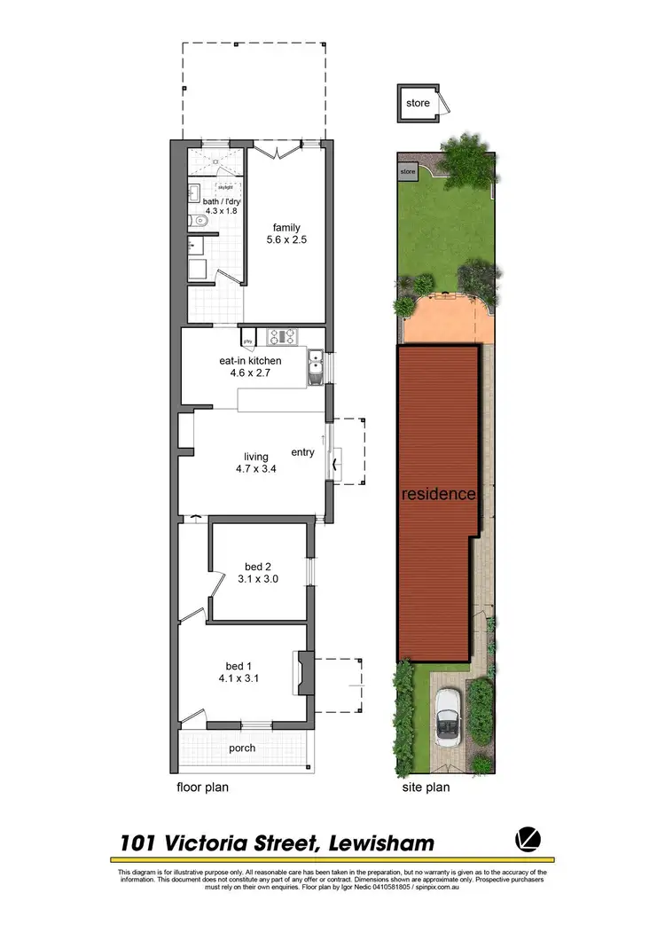 Floorplan of Homely house listing, 101 Victoria Street, Lewisham NSW 2049