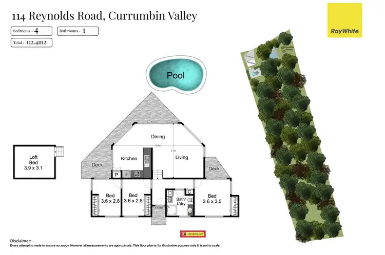 Floorplan of Homely house listing, 114 Reynolds Road, Currumbin Valley QLD 4223