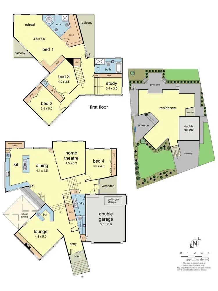 Floorplan of Homely house listing, 9 Pinehurst Place, Chirnside Park VIC 3116