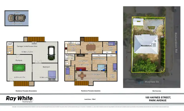 Floorplan of Homely house listing, 105 Haynes Street, Park Avenue QLD 4701