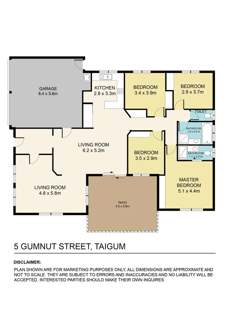 Floorplan of Homely house listing, 5 Gumnut Street, Taigum QLD 4018